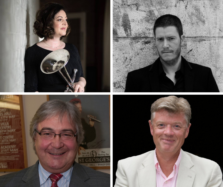 Foto's juryleden (Sheona White, Bob Childs, Joop Van Dijk en Florent Didier)
